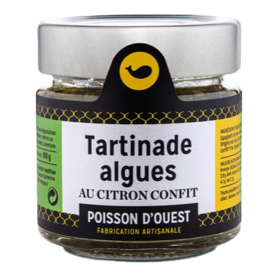 TARTINADE D'ALGUES CITRON CONFIT