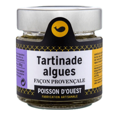 TARTINADE D'ALGUES FAÇON PROVENÇALE