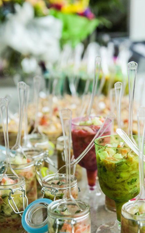 bocaux de rillettes avocat radis betteraves