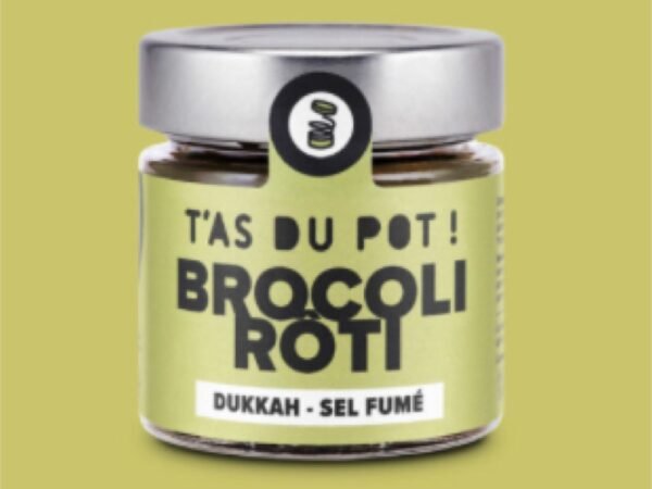 Pot de tartinade brocoli rôti dukkah sel fumé « T’as du pot ! »