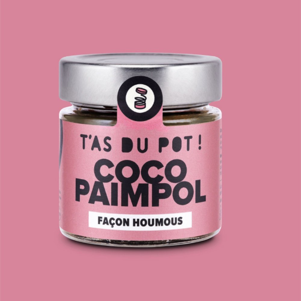 Pot de tartinade coco de Paimpol houmous « T’as du pot ! »